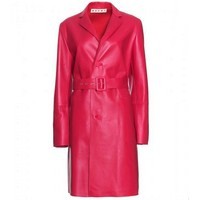 Abrigo de cuero (lavar y planchar) 